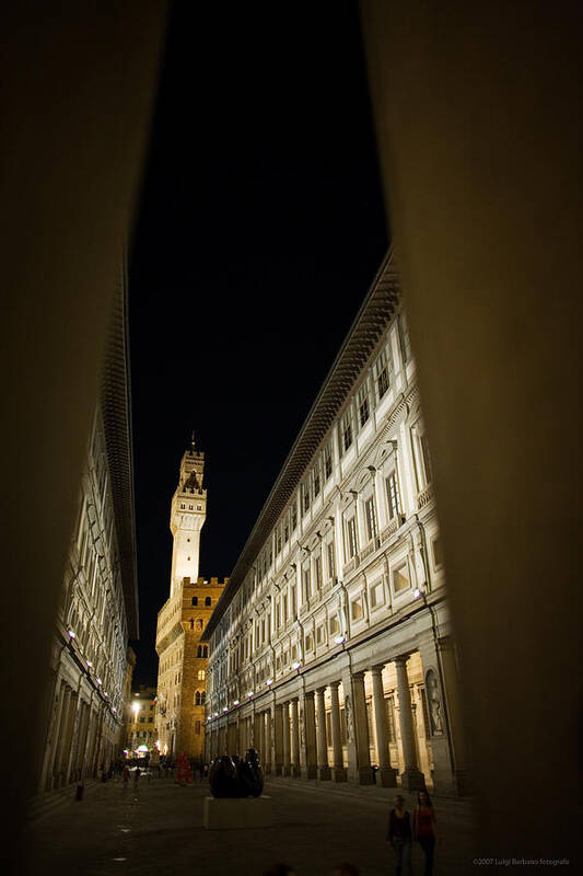 Italy Art Print featuring the photograph Uffizi by Luigi Barbano BARBANO LLC