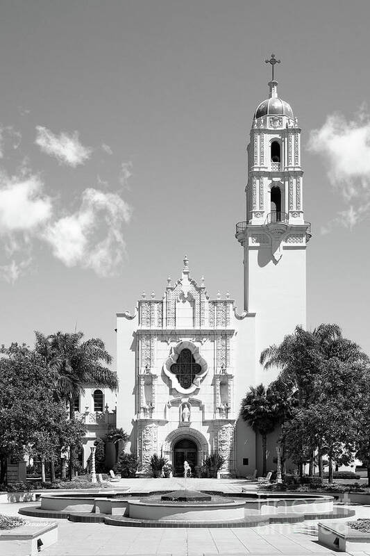 California Art Print featuring the photograph University of San Diego The Church of The Immaculata by University Icons