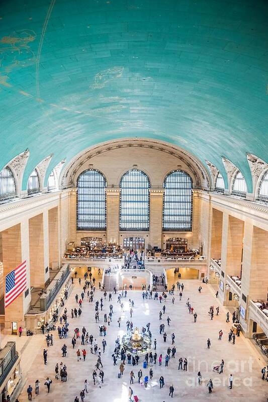 Vault Art Print featuring the photograph Vault of the Heavens at Grand Central Terminal by Jim DeLillo