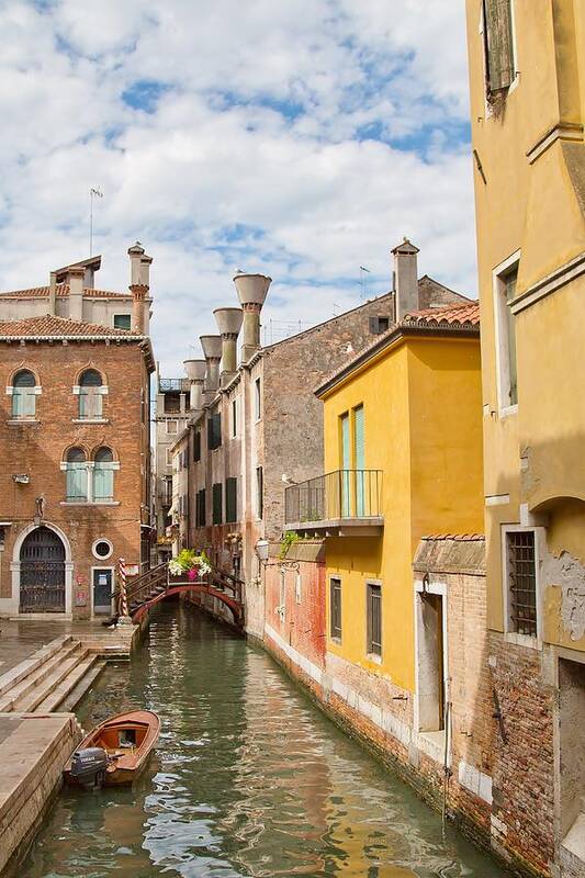 Venice Art Print featuring the photograph Venice Canal by Sharon Jones