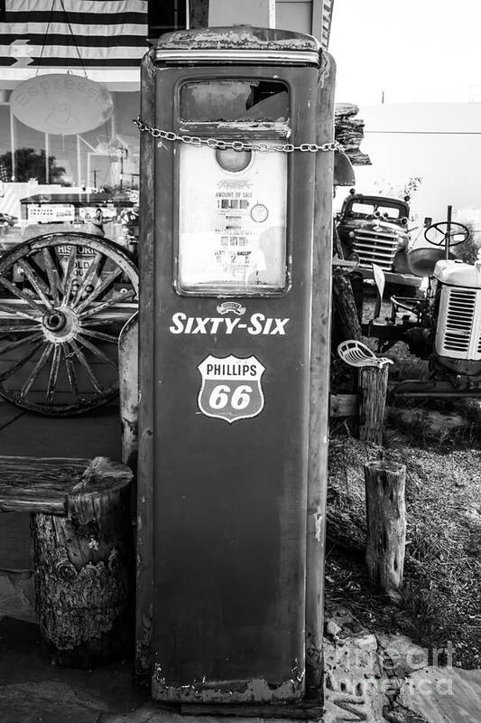 Gas Pump Art Print featuring the photograph Vintage Gas Pump by Anthony Sacco