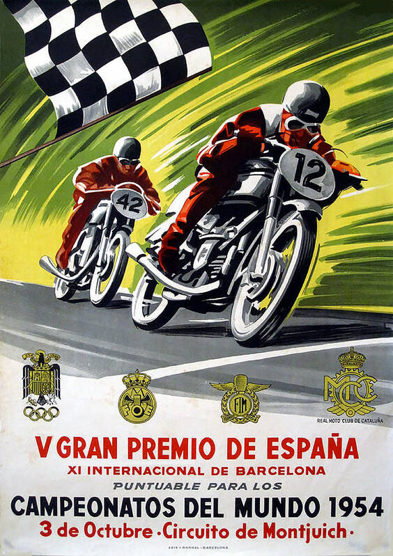 Vintage motorcycle racing club sale