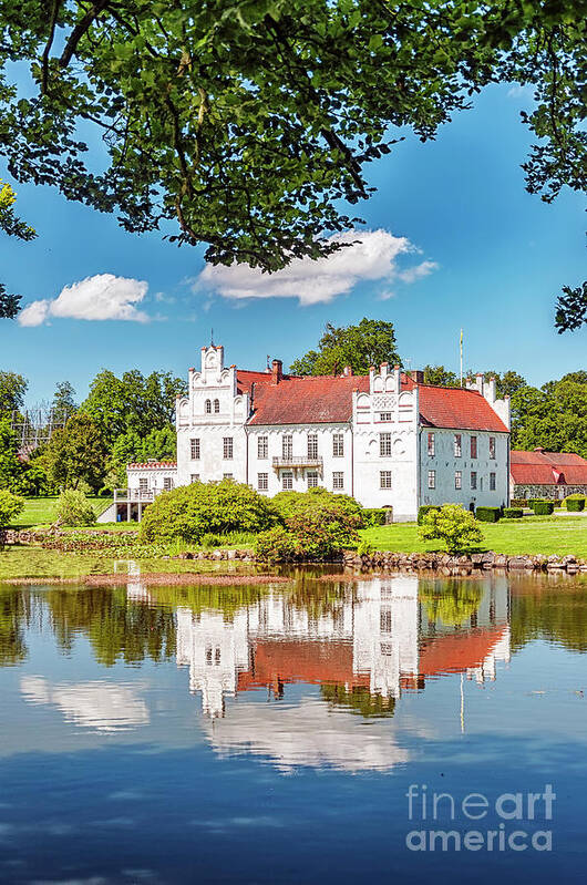 Wanas Art Print featuring the photograph Wanas Castle in Skane by Antony McAulay