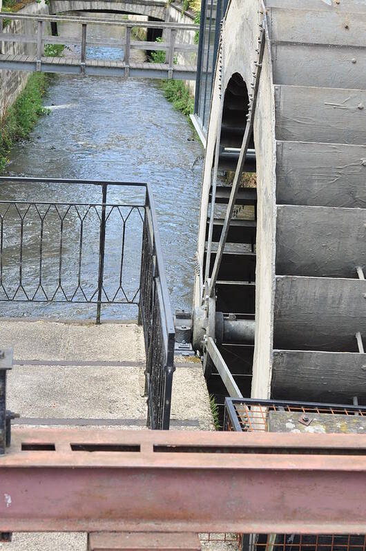 Waterwheel Art Print featuring the photograph Waterwheel by Eduard Meinema