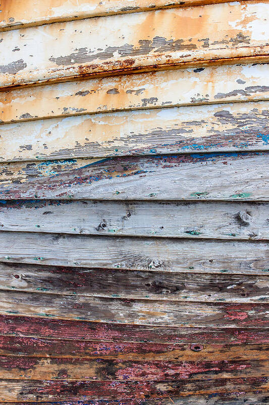 Paint Art Print featuring the photograph Weathered Paintwork by Chris Dale