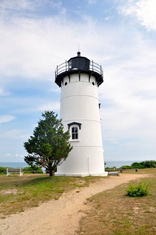 Martha's Vineyard Art Print featuring the photograph West Chop Lighthouse by Sue Morris
