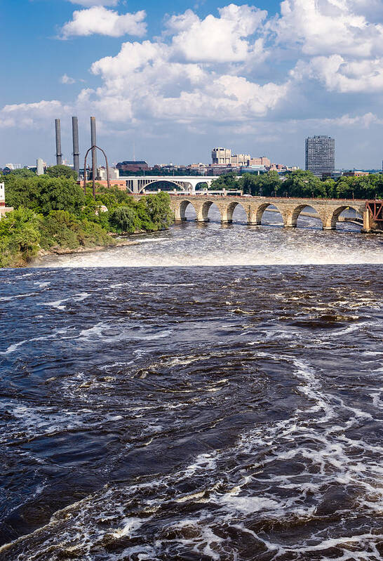 River Art Print featuring the photograph Whirlpool on Mississippi by Mike Evangelist