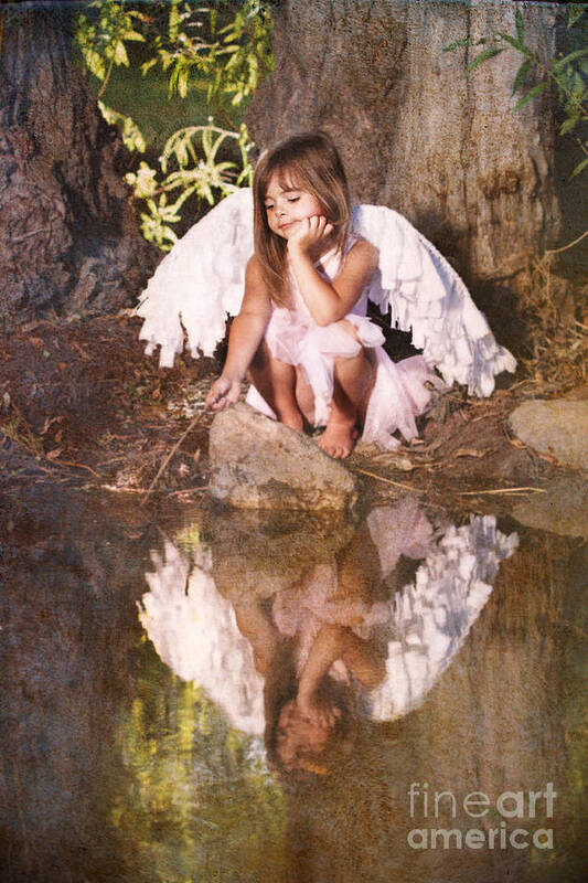 Fairy Art Print featuring the photograph Woodland Fairy by Cindy Singleton