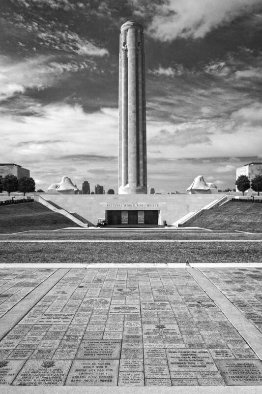 War Art Print featuring the photograph World War I Memorial and Museum by George Taylor