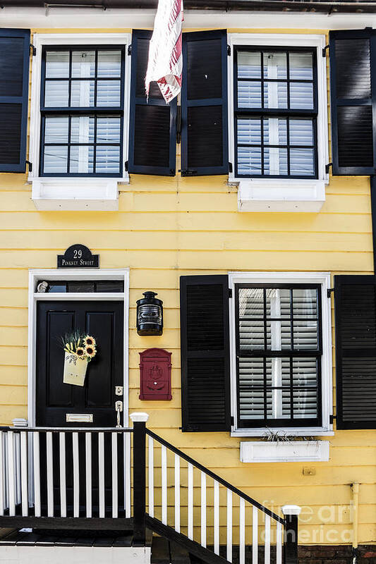 Annapolis Art Print featuring the photograph Yellow House by Thomas Marchessault
