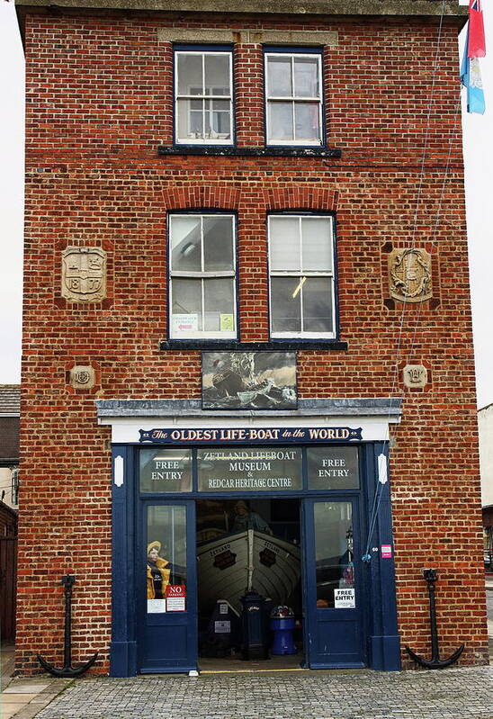 Lifeboat Art Print featuring the photograph Zetland Lifeboat Museum Redcar by Jeff Townsend