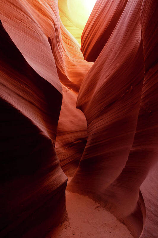 Antelope Canyon Art Print featuring the photograph Antelope Canyon #1 by Steve Duchesne