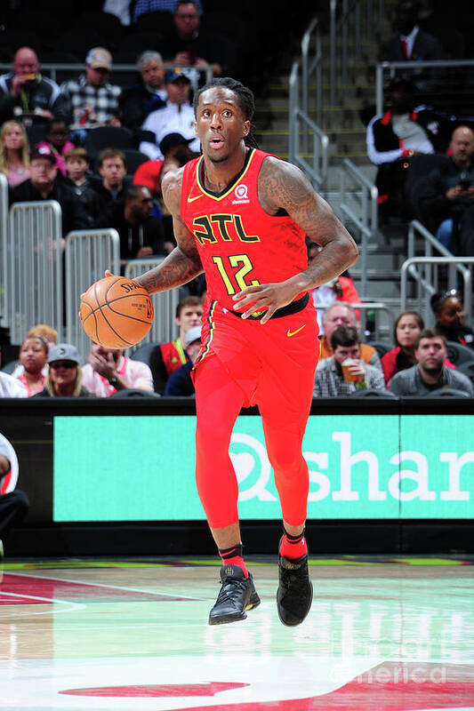 Taurean Prince Art Print featuring the photograph Indiana Pacers V Atlanta Hawks by Scott Cunningham