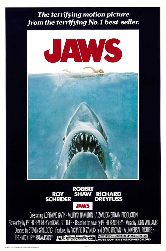 1970s Art Print featuring the photograph Jaws -1975-. #1 by Album