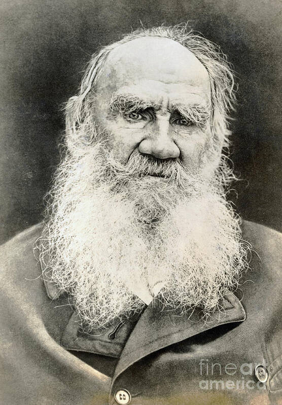 People Art Print featuring the photograph Leo Tolstoy #1 by Bettmann