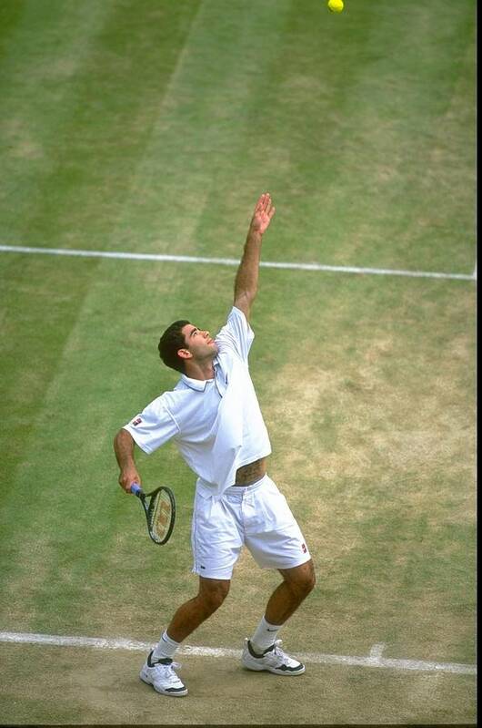 Tennis Art Print featuring the photograph Pete Sampras #1 by Clive Brunskill