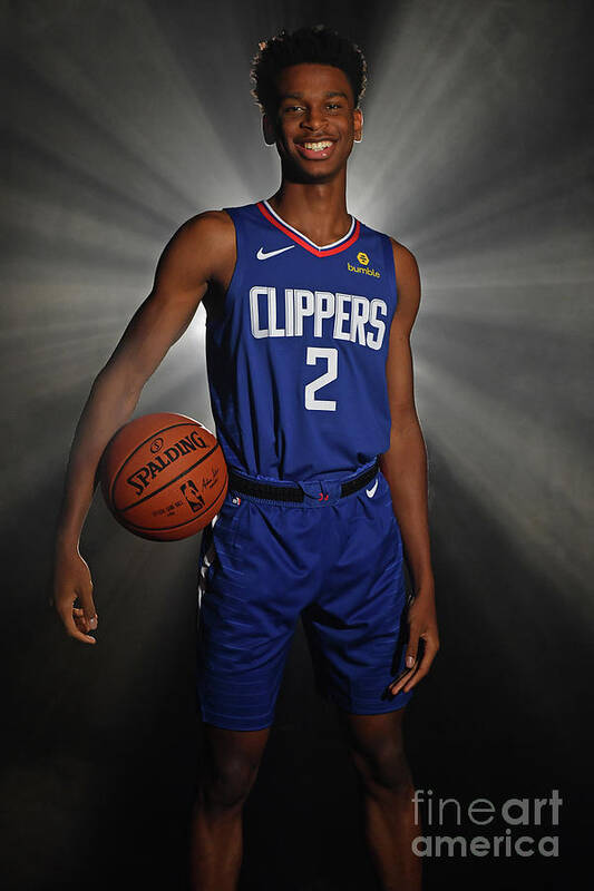 Shai Gilgeous-alexander Art Print featuring the photograph 2018 Nba Rookie Photo Shoot #11 by Jesse D. Garrabrant