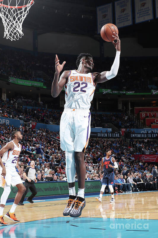 Deandre Ayton Art Print featuring the photograph Phoenix Suns V Oklahoma City Thunder #11 by Joe Murphy