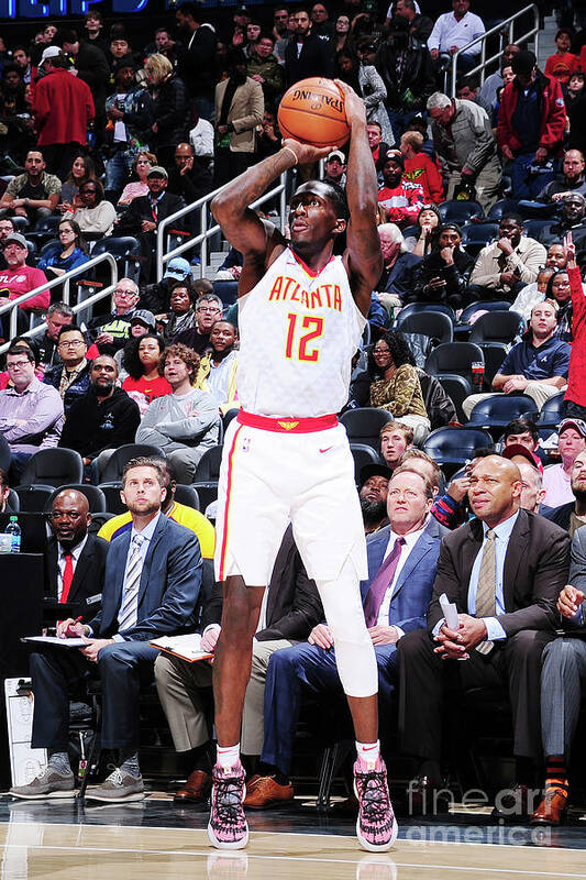 Taurean Prince Art Print featuring the photograph Milwaukee Bucks V Atlanta Hawks #13 by Scott Cunningham