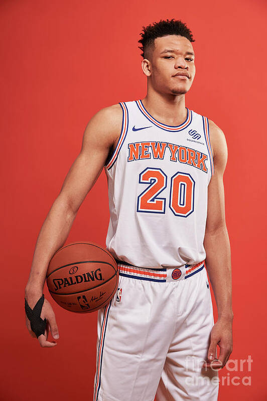 Kevin Knox Art Print featuring the photograph 2018 Nba Rookie Photo Shoot by Jennifer Pottheiser