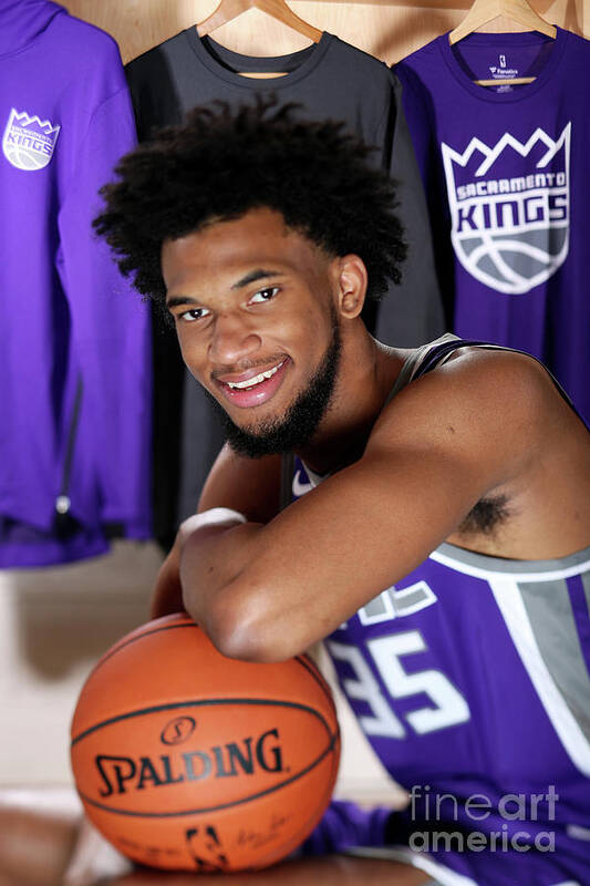 Marvin Bagley Iii Art Print featuring the photograph 2018 Nba Rookie Photo Shoot by Nathaniel S. Butler