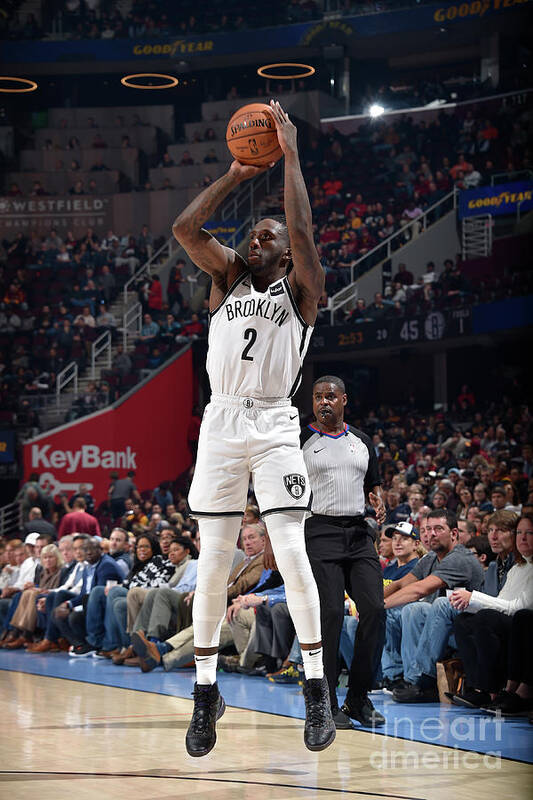 Taurean Prince Art Print featuring the photograph Brooklyn Nets V Cleveland Cavaliers by David Liam Kyle