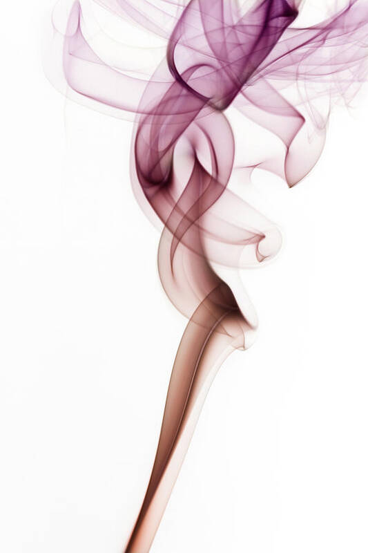 Curve Art Print featuring the photograph Abstract Smoke #19 by Duxx
