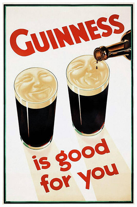 Guinness Is Good For You Art Print featuring the mixed media 1929 by Vintage Lavoie