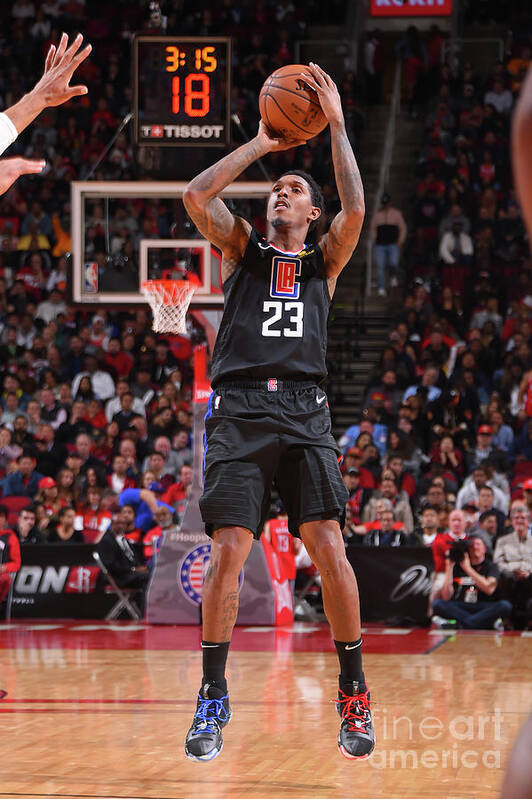 Lou Williams Art Print featuring the photograph La Clippers V Houston Rockets #20 by Bill Baptist