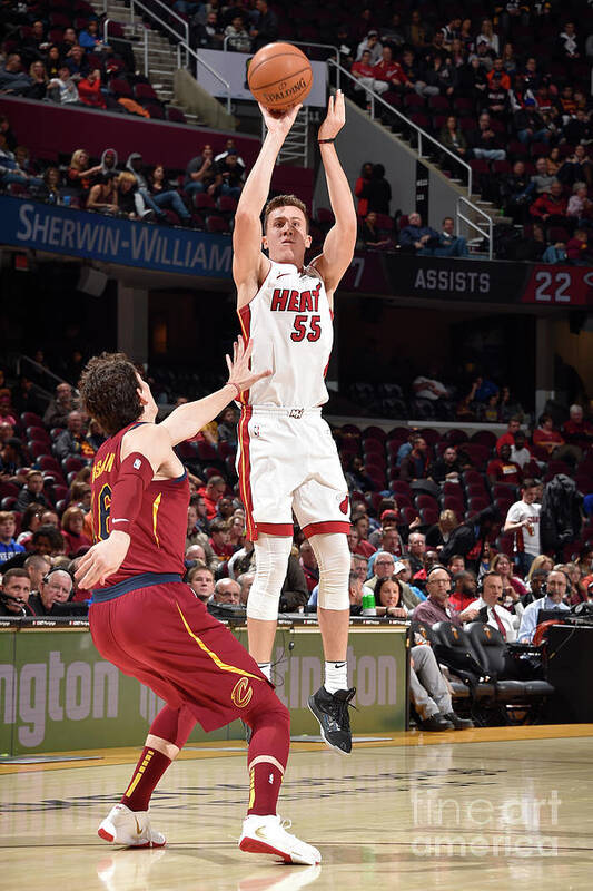 Duncan Robinson Art Print featuring the photograph Miami Heat V Cleveland Cavaliers by David Liam Kyle