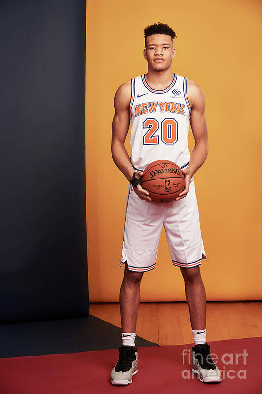 Kevin Knox Art Print featuring the photograph 2018 Nba Rookie Photo Shoot by Jennifer Pottheiser