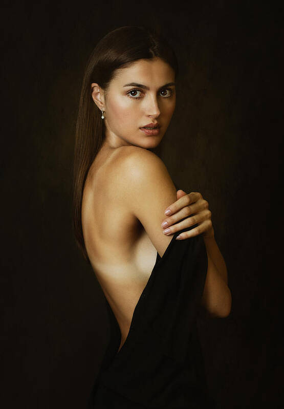 Fine Art Nude Art Print featuring the photograph Ksenia #3 by Zachar Rise