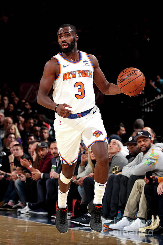 Tim Hardaway Jr Art Print featuring the photograph Brooklyn Nets V New York Knicks #30 by Nathaniel S. Butler