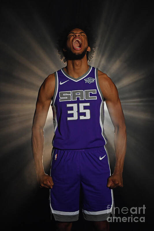 Marvin Bagley Iii Art Print featuring the photograph 2018 Nba Rookie Photo Shoot by Jesse D. Garrabrant