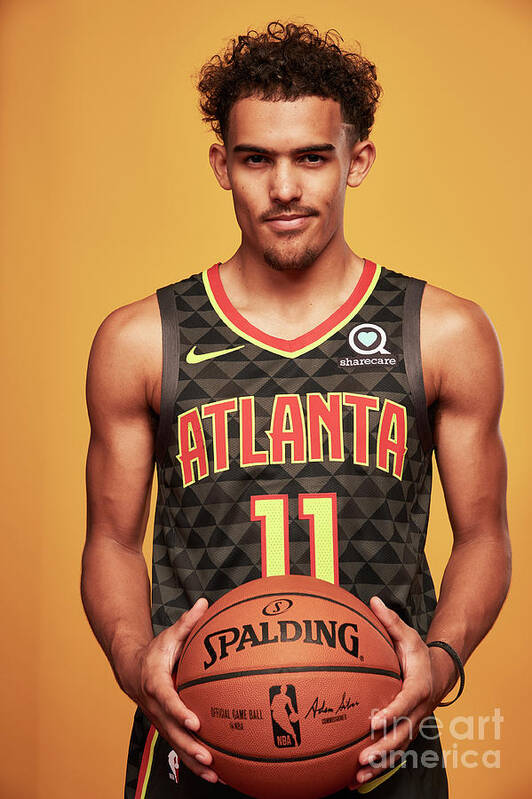 Trae Young Art Print featuring the photograph 2018 Nba Rookie Photo Shoot by Jennifer Pottheiser