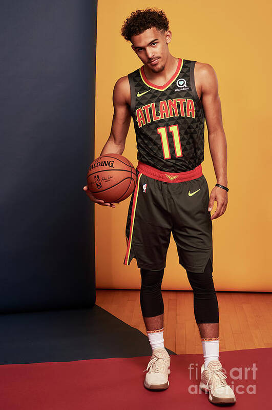 Trae Young Art Print featuring the photograph 2018 Nba Rookie Photo Shoot #329 by Jennifer Pottheiser