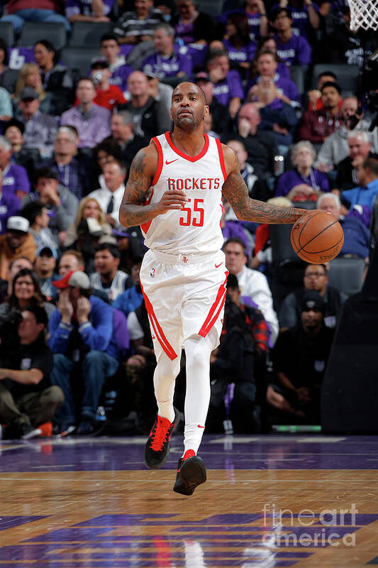 Aaron Jackson Art Print featuring the photograph Houston Rockets V Sacramento Kings #36 by Rocky Widner