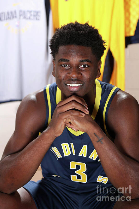 Aaron Holiday Art Print featuring the photograph 2018 Nba Rookie Photo Shoot by Nathaniel S. Butler