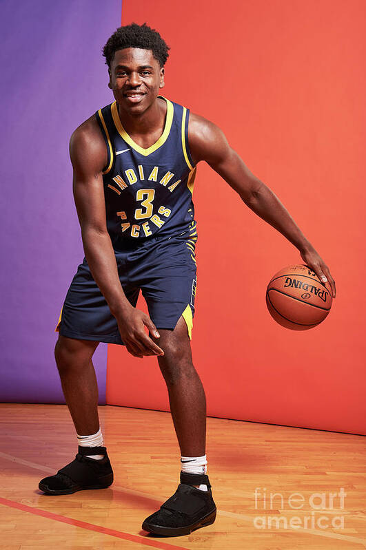 Aaron Holiday Art Print featuring the photograph 2018 Nba Rookie Photo Shoot by Jennifer Pottheiser