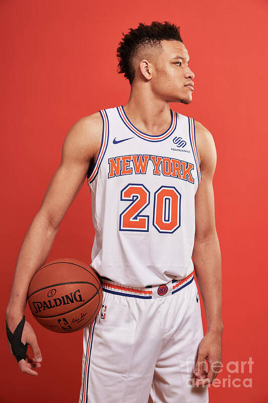 Kevin Knox Art Print featuring the photograph 2018 Nba Rookie Photo Shoot #83 by Jennifer Pottheiser