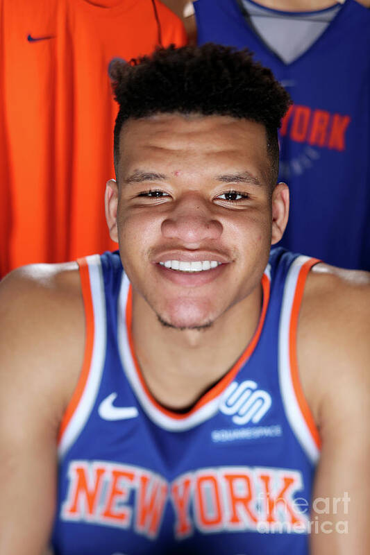 Kevin Knox Art Print featuring the photograph 2018 Nba Rookie Photo Shoot by Nathaniel S. Butler