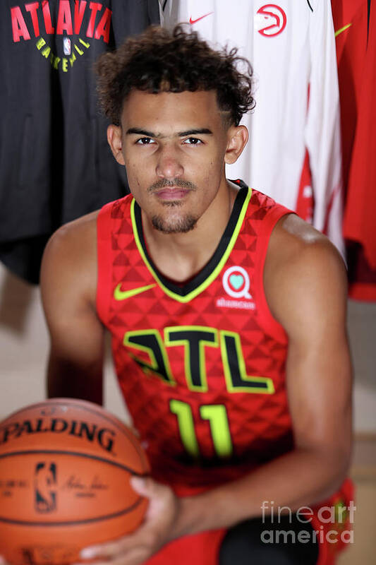 Trae Young Art Print featuring the photograph 2018 Nba Rookie Photo Shoot by Nathaniel S. Butler