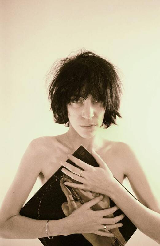 Rock Music Art Print featuring the photograph Patti Smith Portrait Session #9 by Michael Ochs Archives
