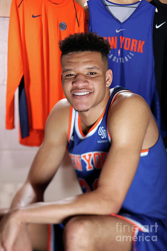 Kevin Knox Art Print featuring the photograph 2018 Nba Rookie Photo Shoot #94 by Nathaniel S. Butler