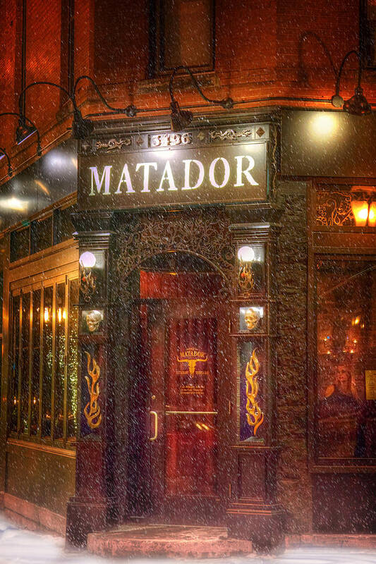 Pub Art Print featuring the photograph A Cold Night And A Warm Pub by Mark Andrew Thomas