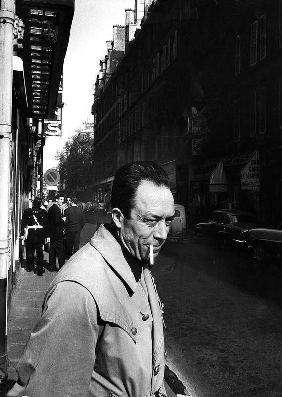 Author Art Print featuring the photograph Albert Camus [Misc.];Albert Camus by Loomis Dean