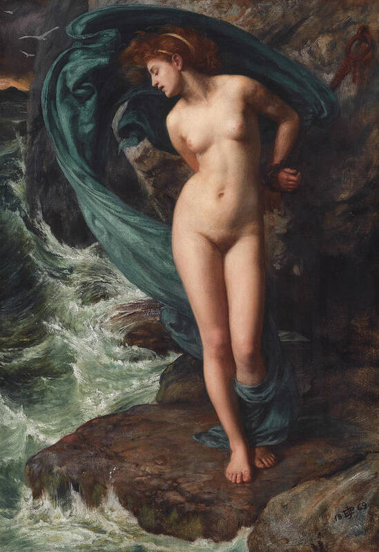 19th Century Art Art Print featuring the painting Andromeda by Edward Poynter