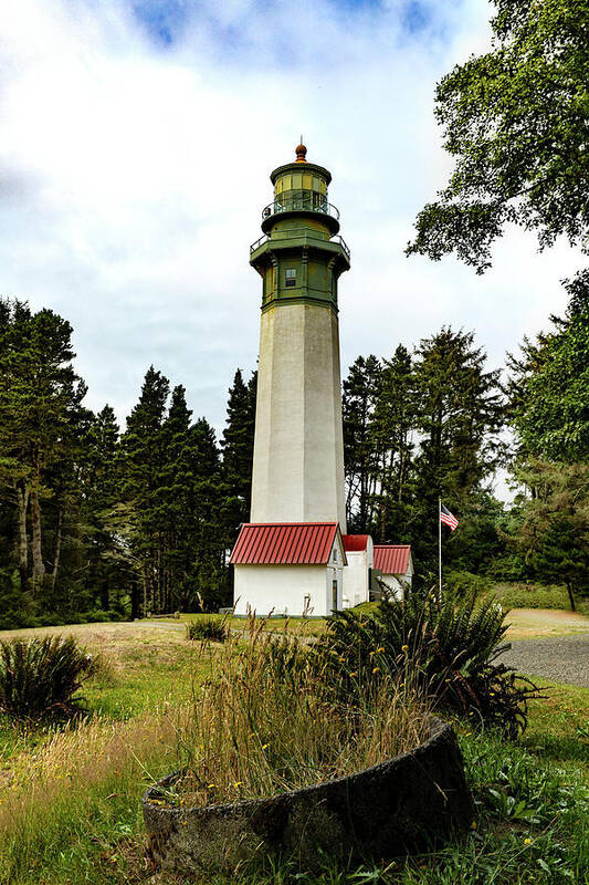 Lighthouses Art Print featuring the photograph At Westport Light by Larry Waldon