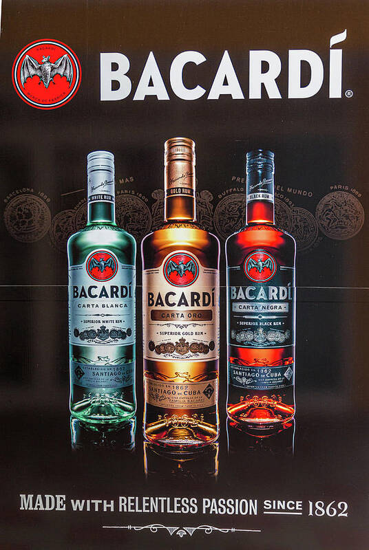 Bacardi Art Print featuring the photograph Bacardi Poster by Darryl Brooks