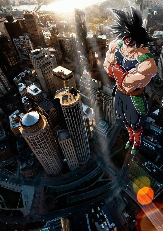 Print Art Print featuring the digital art Bardock has arrived by Darko B